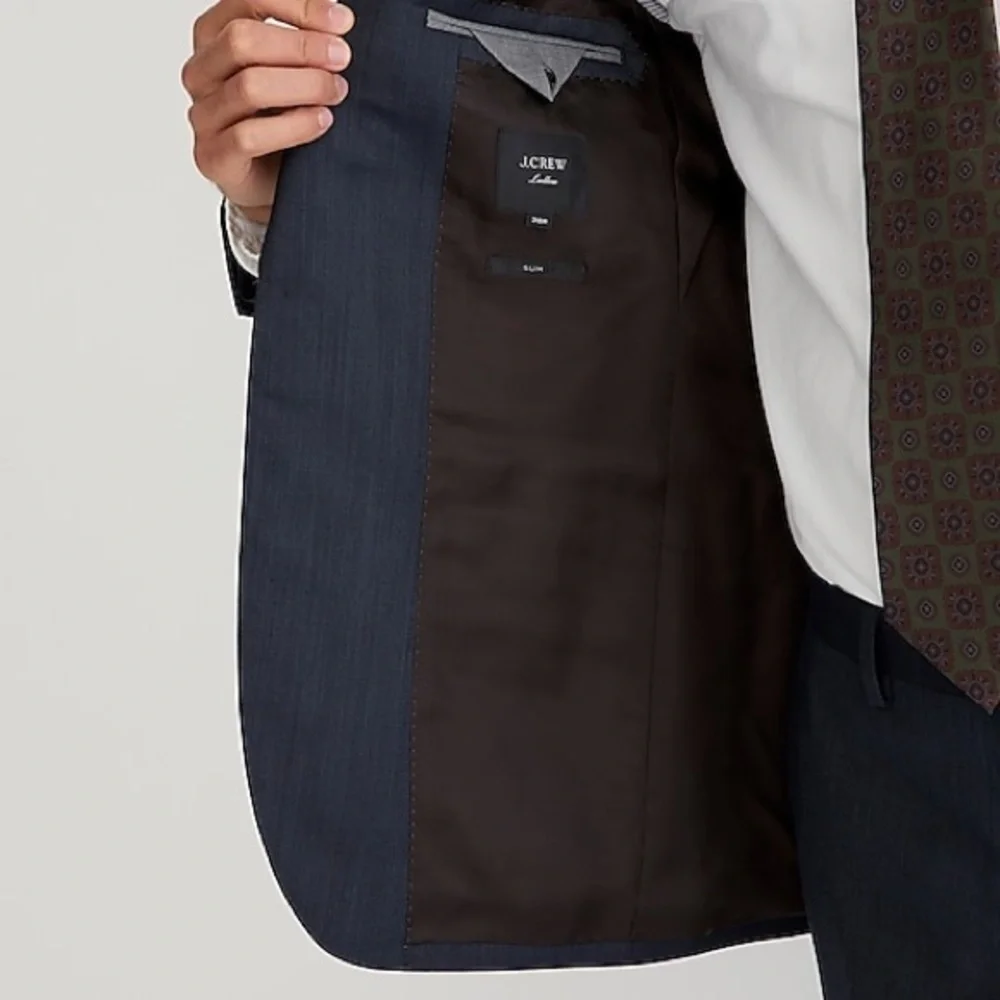 J Crew Ludlow Slim-fit suit jacket in Italian stretch four-season  Item J3272